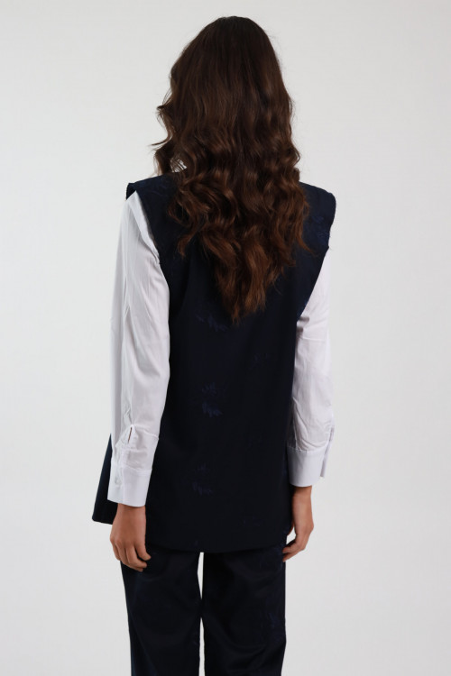 Susy Mix Gilet Ricamato Nuovo