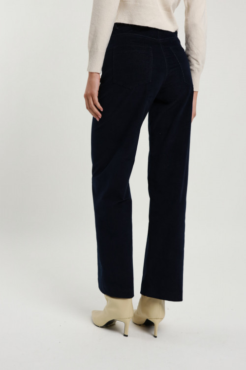 Susy Mix Pantaloni Dritti Velluto Vendite Flash