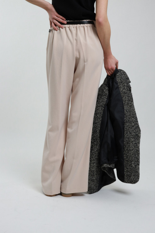 Susy Mix Pantaloni Gamba Dritta con Cintura Promozione Limitata
