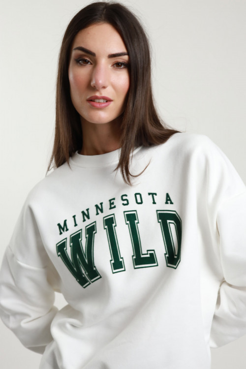Susy Mix Felpa Girocollo Minnesota Sconto