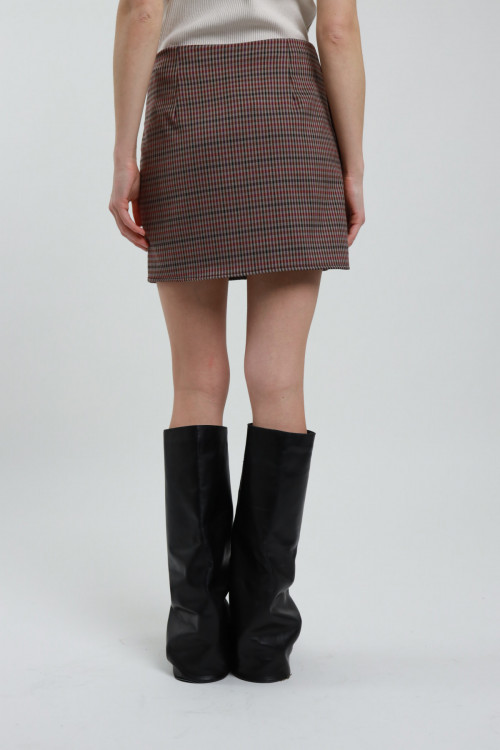 Susy Mix Minigonna Quadri Negozio
