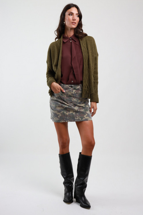 Susy Mix Minigonna Mimetica Offerte giornaliere