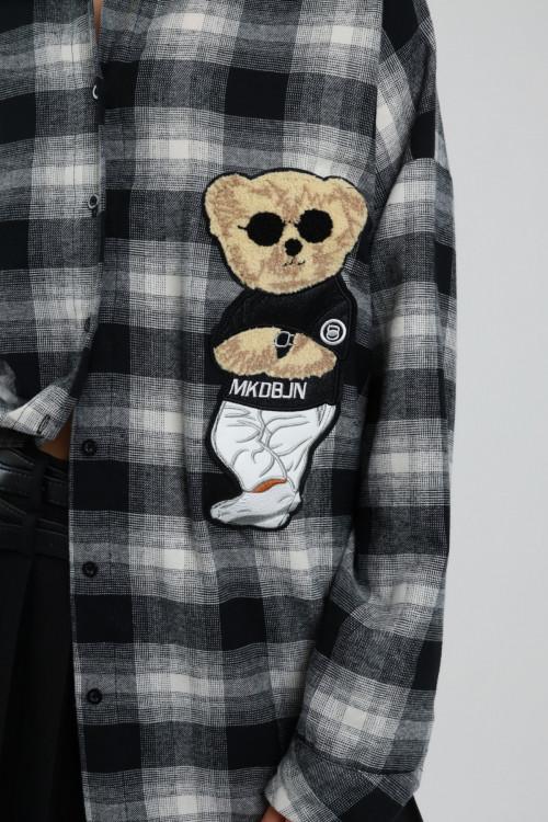 Susy Mix Camicia Quadri con Orso Latest stili