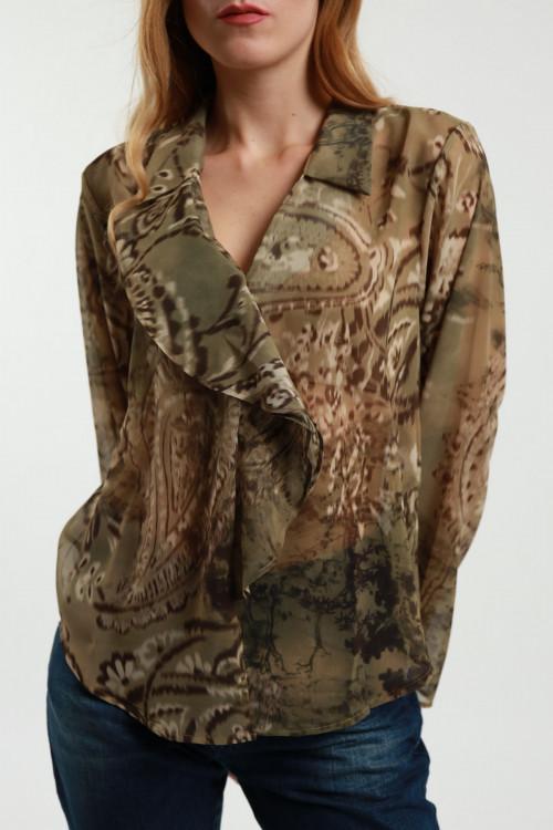 Susy Mix Blusa Scollo V Fantasia Only for today