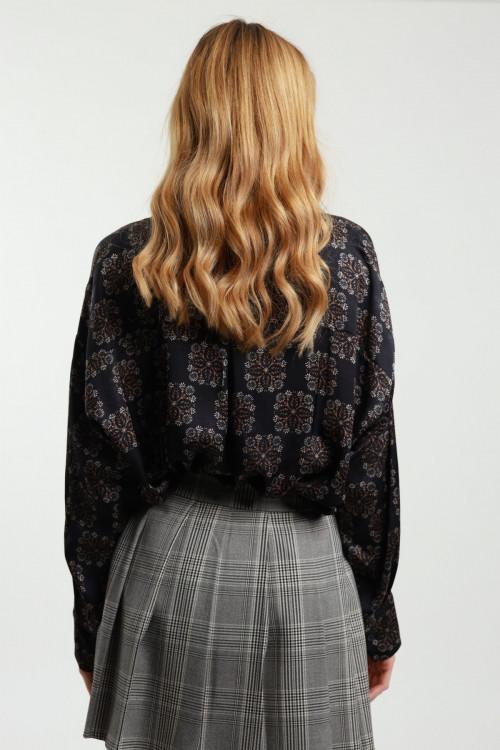 Susy Mix Camicia Over Damascata Offerta speciale della fabbrica