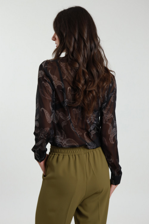 Susy Mix Camicia Fantasia Damascata Sostegno trimestrale