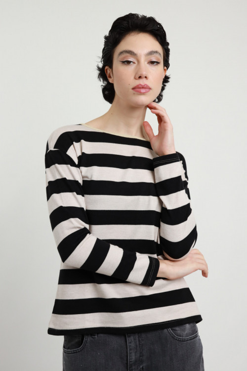 Susy Mix Maglia Righe Sconti questo mese