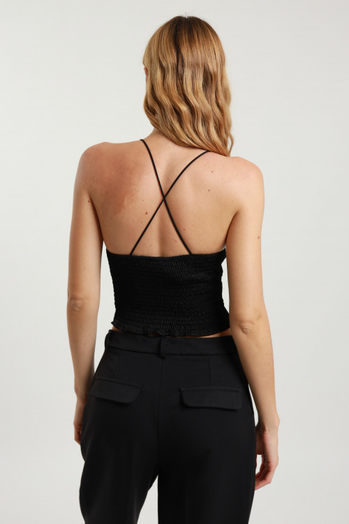 Susy Mix Crop Top Strass Offerta