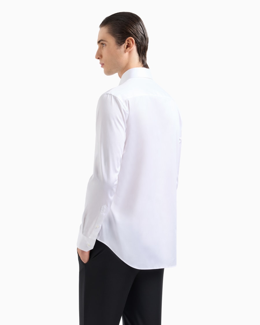The world of armani CAMICIA CLASSICA REGULAR FIT IN COTONE Fino al 60% di sconto