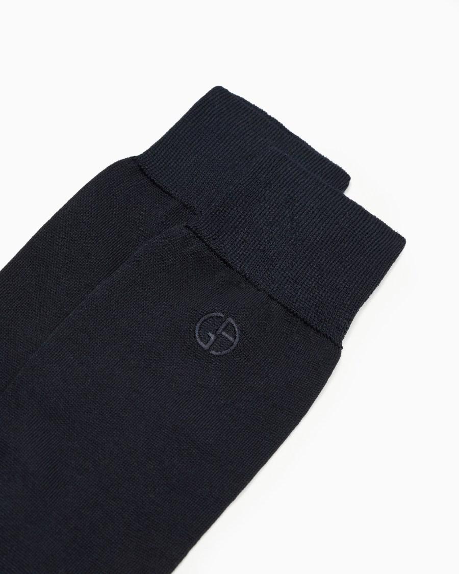 The world of armani CALZE IN FILATO DI PURO COTONE In Saldo