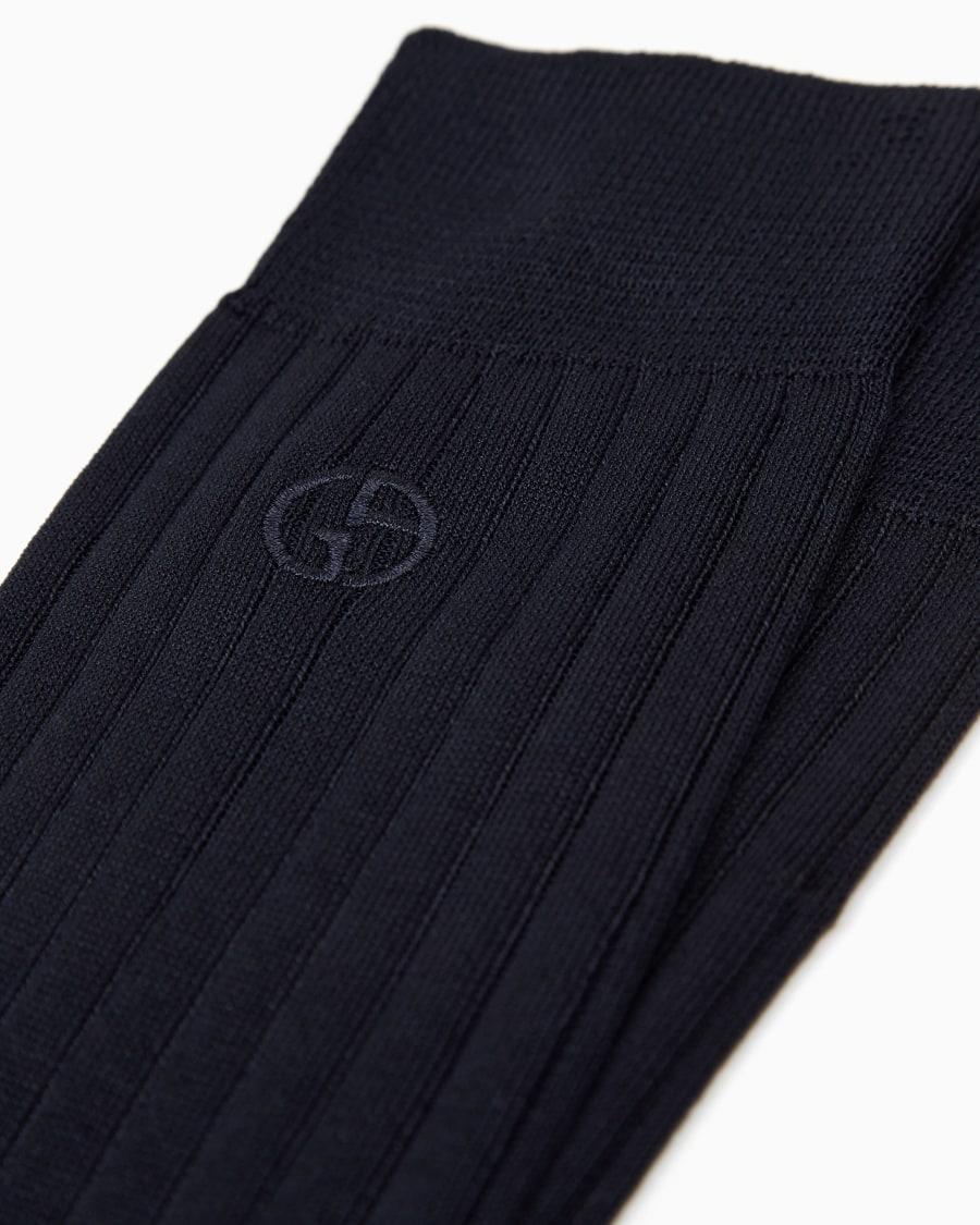 The world of armani CALZE CORTE CON LOGO RICAMATO Promozione