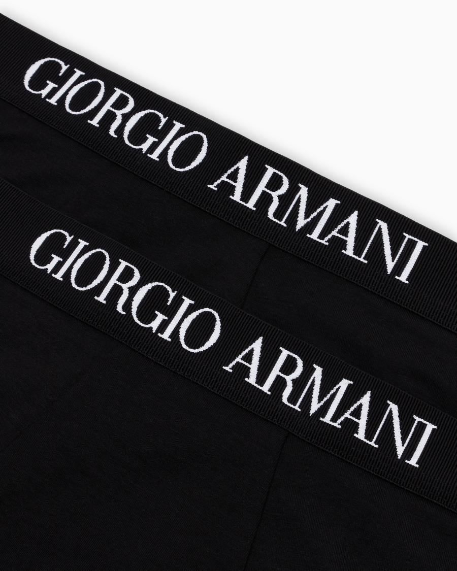 The world of armani PACK DUE BOXER IN COTONE ELASTICIZZATO Negozi Online
