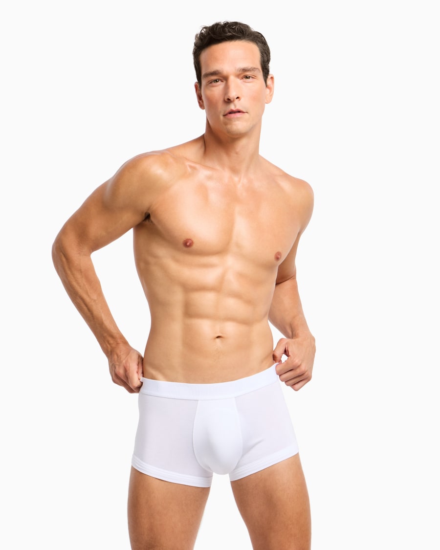 The world of armani PACK TRE BOXER IN JERSEY STRETCH Sottocosto