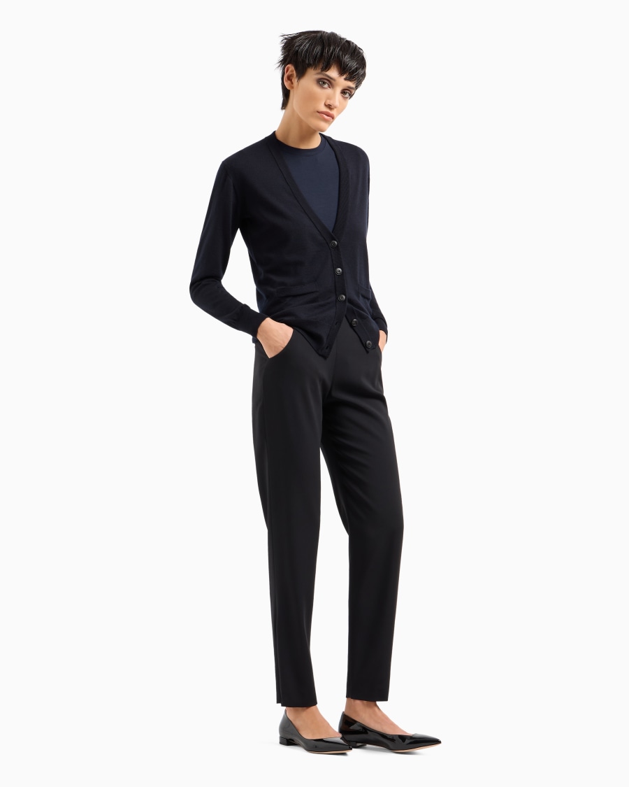 The world of armani T-SHIRT IN JERSEY DI VISCOSA STRETCH Saldi
