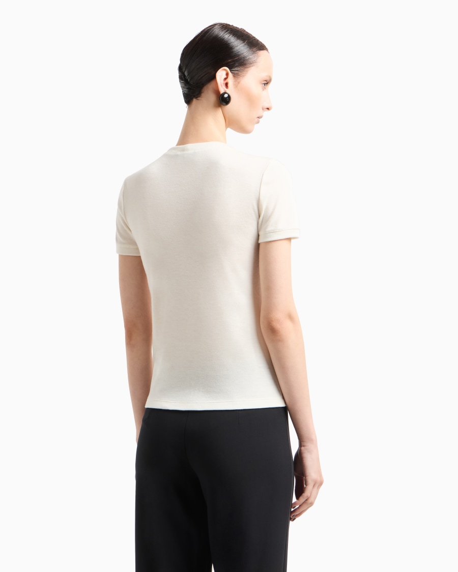 The world of armani T-SHIRT IN PURO CASHMERE Hotsell