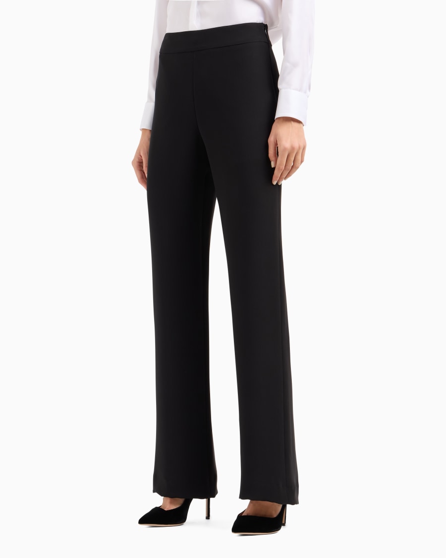The world of armani PANTALONI AMPI IN SETA Vendita Calda