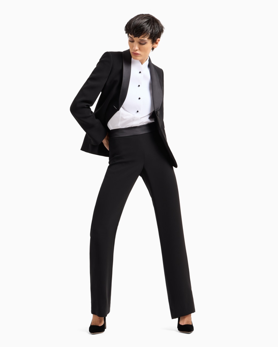 The world of armani TUXEDO IN CREPE DI PURA SETA Vendita Economica