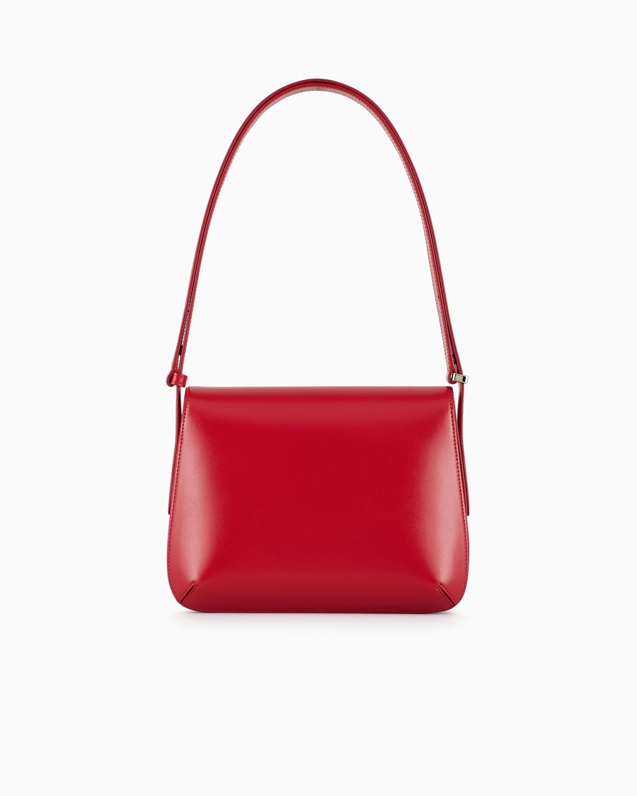 The world of armani BORSA MEDIA LA PRIMA IN PELLE PALMELLATA Negozio