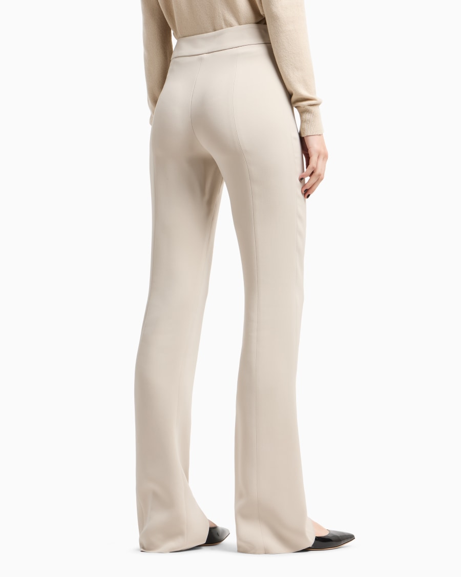 The world of armani PANTALONI AMPI IN SETA In Saldo