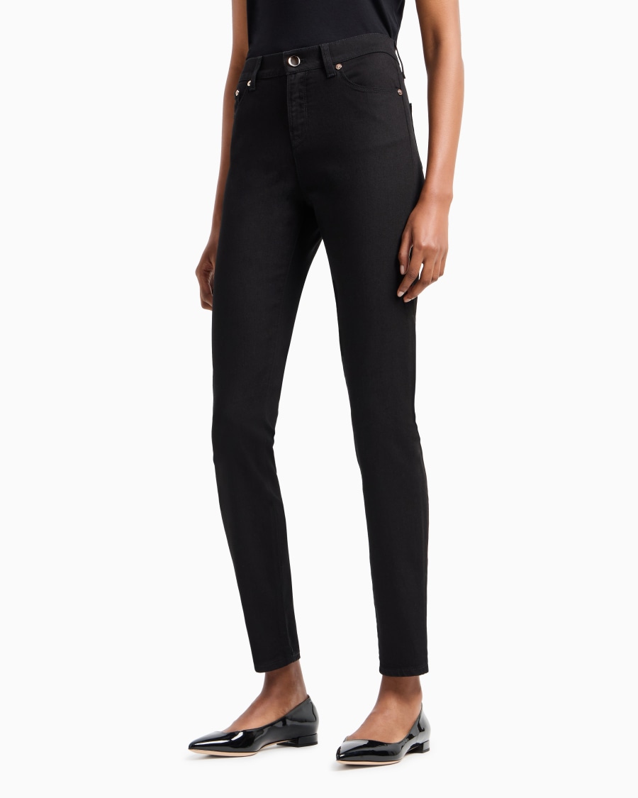 The world of armani PANTALONI 5 TASCHE SLIM FIT IN COTONE STRETCH Nuova
