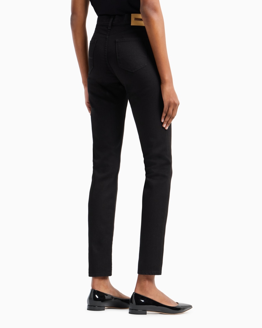 The world of armani PANTALONI 5 TASCHE SLIM FIT IN COTONE STRETCH Nuova