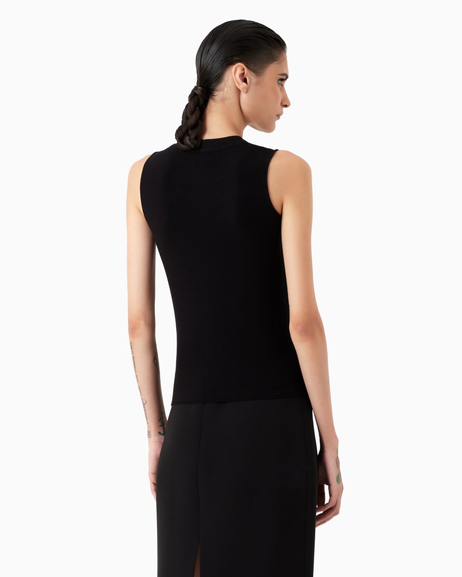 The world of armani TOP IN TESSUTO OTTOMAN Italy
