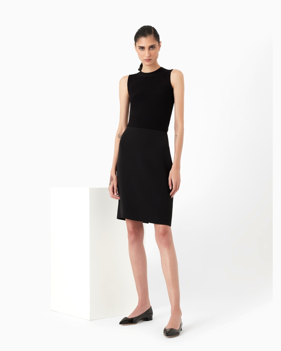 The world of armani TOP IN TESSUTO OTTOMAN Italy