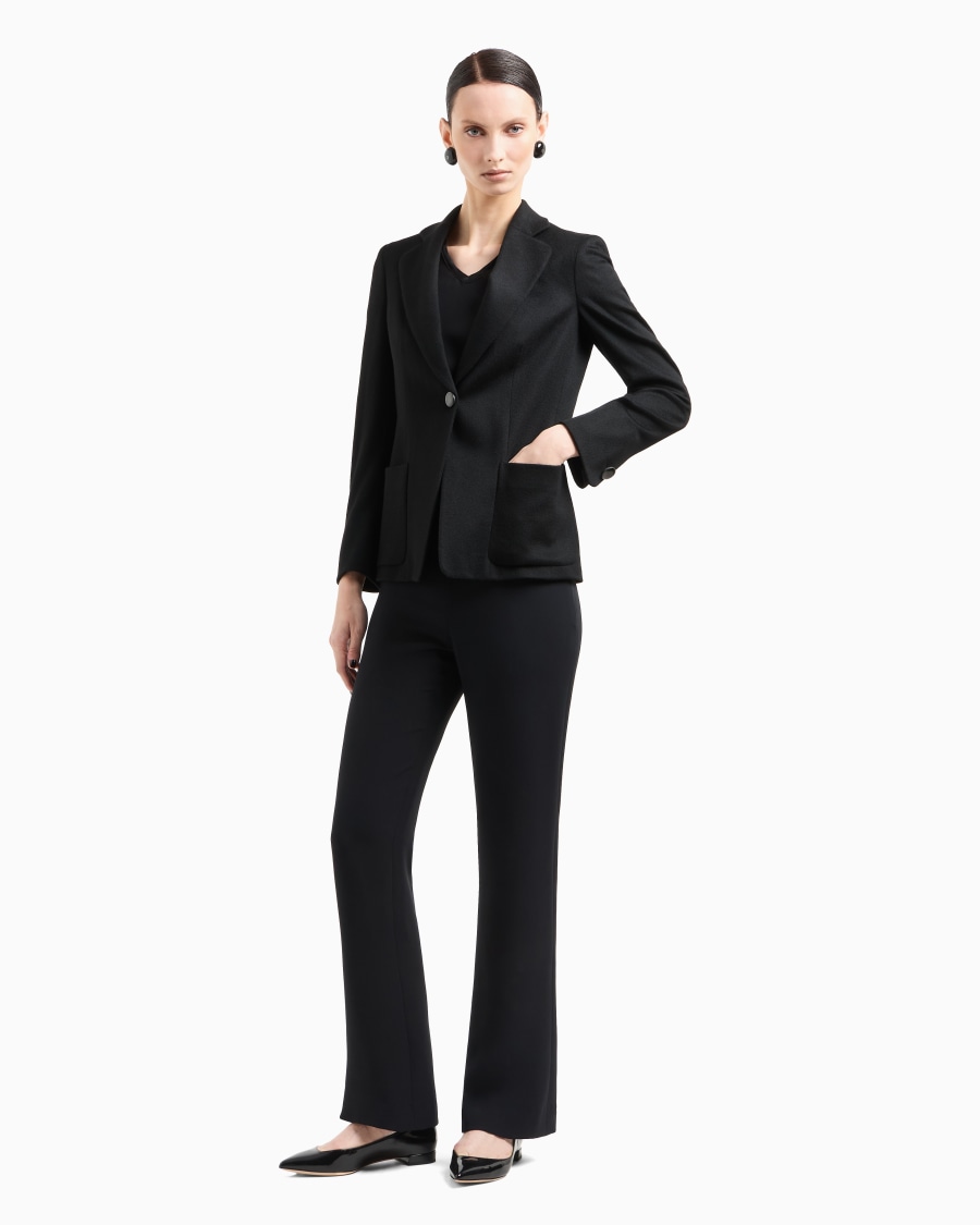 The world of armani PANTALONI AMPI IN SETA Qualità