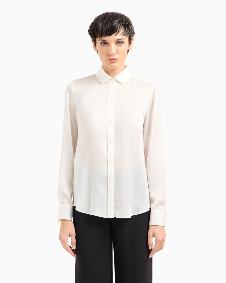 The world of armani CAMICIA IN MUSSOLA DI SETA Negozi Online