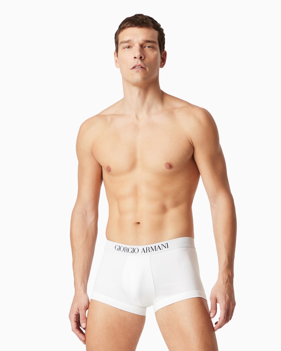 The world of armani PACK DUE BOXER IN COTONE ELASTICIZZATO Nuova