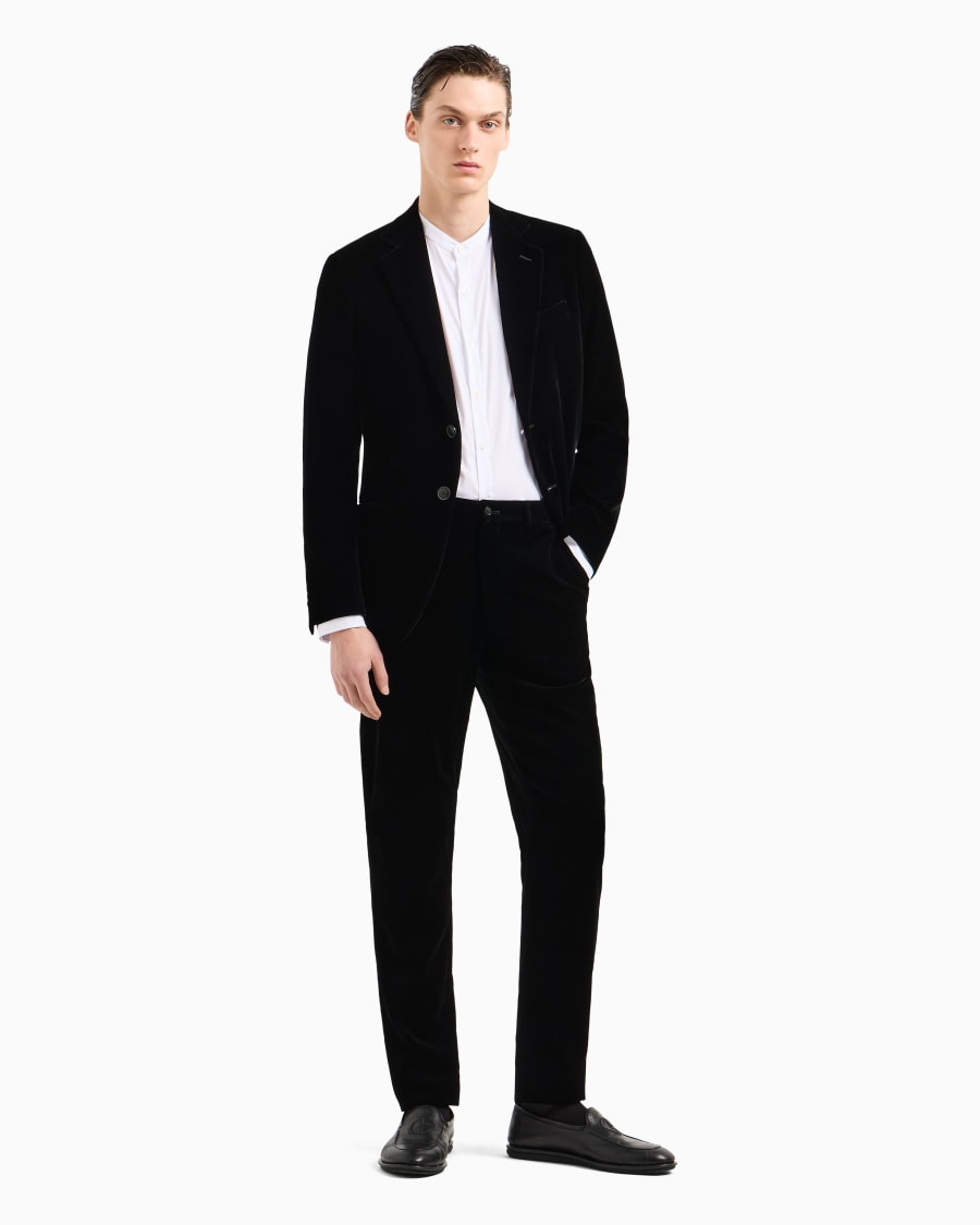 The world of armani CAMICIA ICON IN COTONE UNITO STRETCH 2025