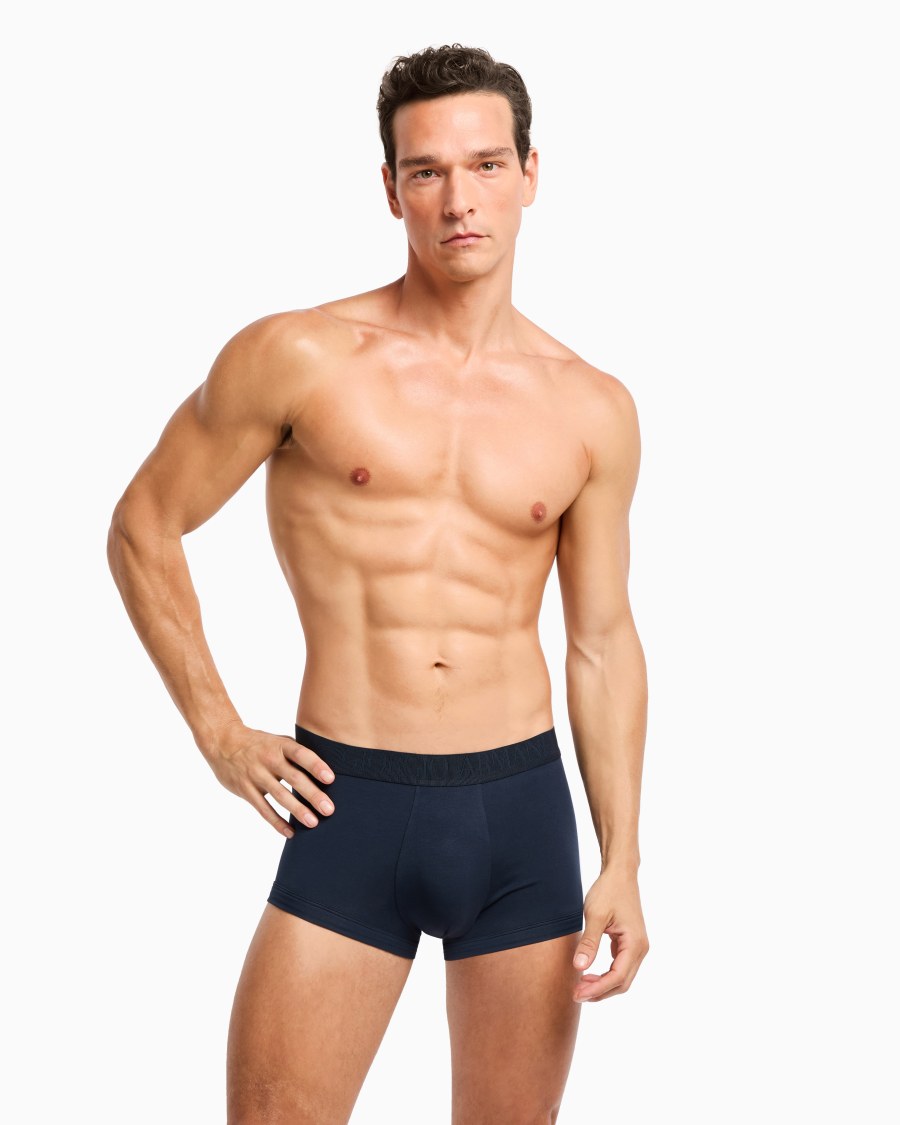 The world of armani PACK TRE BOXER IN JERSEY STRETCH Promozione