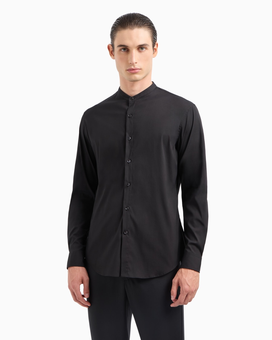 The world of armani CAMICIA ICON IN COTONE UNITO STRETCH Negozi Online