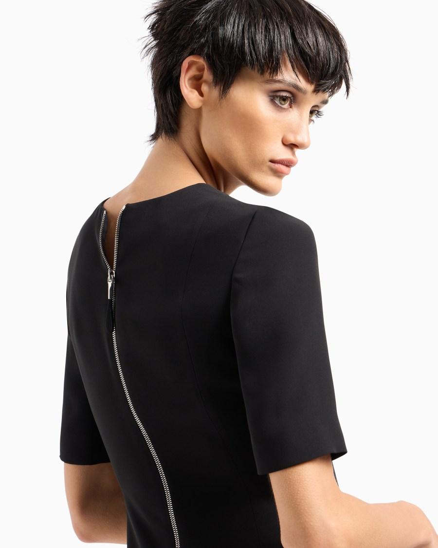 The world of armani ABITO A TUBINO IN SETA Prezzo Ridotto