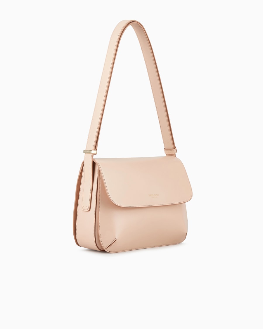 The world of armani BORSA MEDIA LA PRIMA IN PELLE PALMELLATA Novità