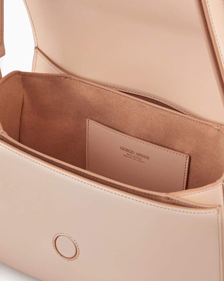The world of armani BORSA MEDIA LA PRIMA IN PELLE PALMELLATA Novità