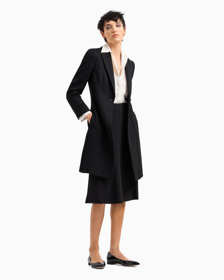 The world of armani CAMICIA IN CHARMEUSE DI PURA SETA Presa