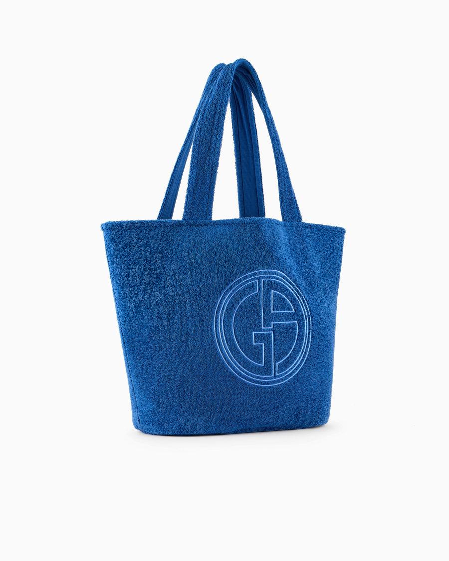 The world of armani BORSA DA MARE IN SPUGNA DI COTONE Italia