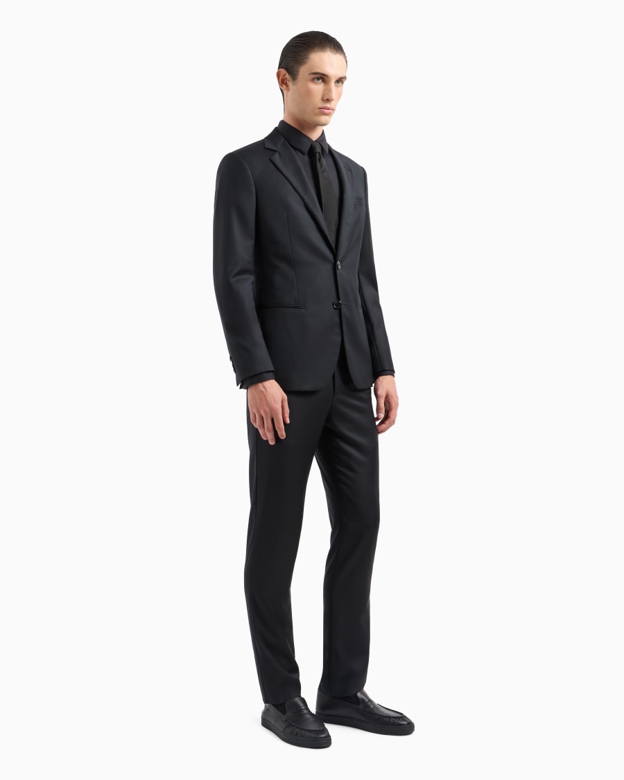 The world of armani CAMICIA IN TESSUTO STRETCH CON COLLO CLASSICO CON STECCHE Soddisfazione Garantita
