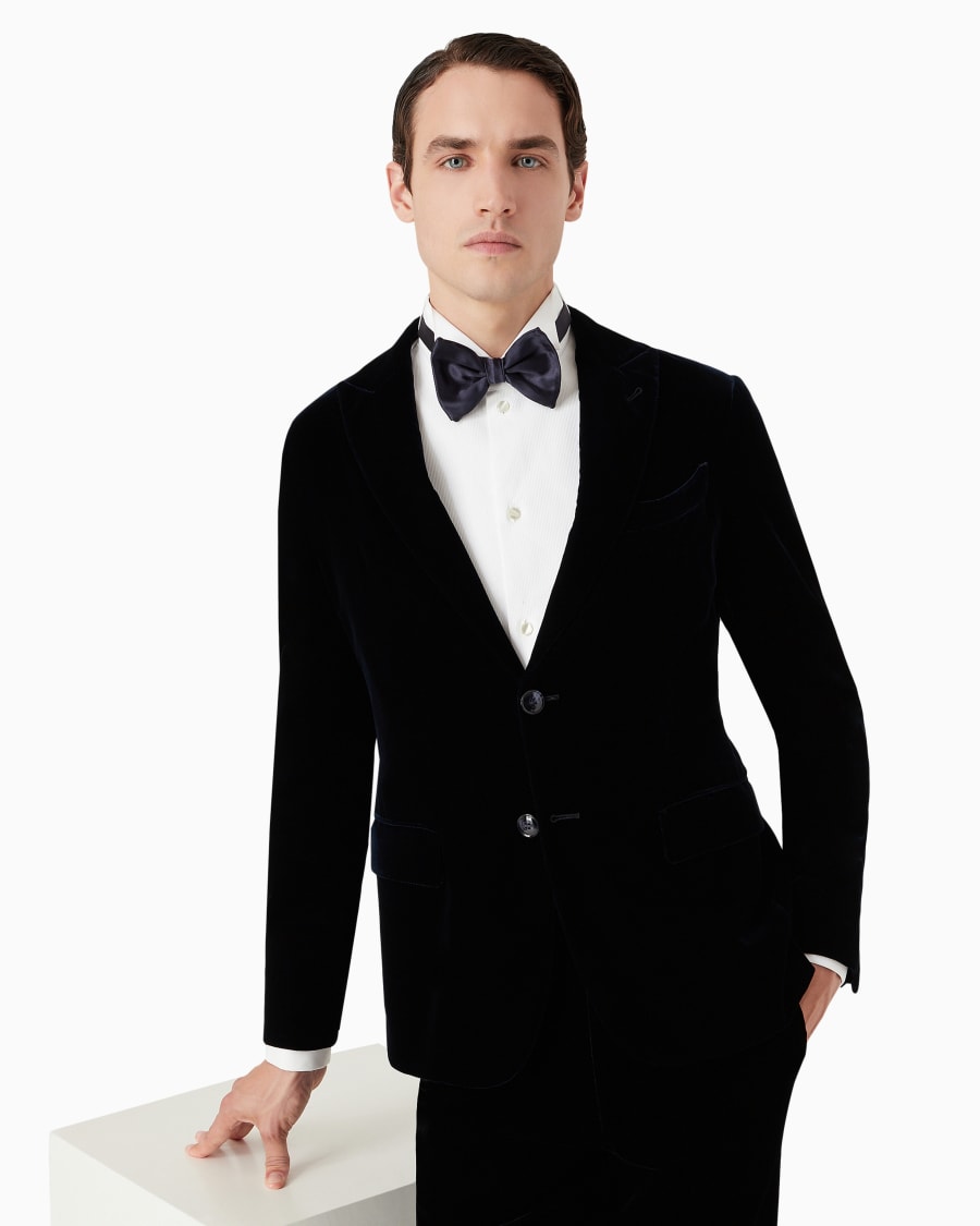 The world of armani PAPILLON GRANDE ANNODATO IN PURA SETA Presa