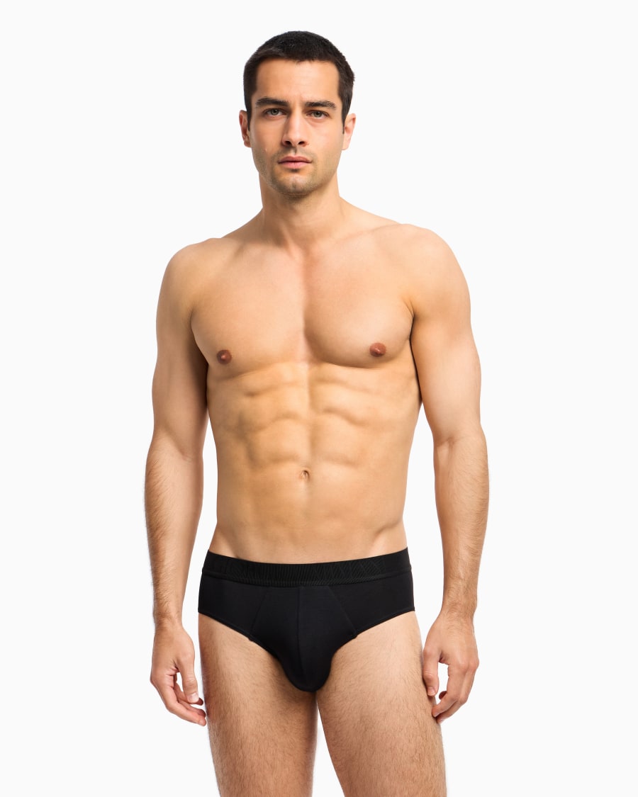 The world of armani SLIP IN JERSEY STRETCH CON BANDA LOGATA Offerta