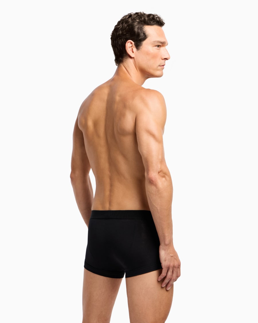 The world of armani PACK TRE BOXER IN JERSEY STRETCH Vendita Economica