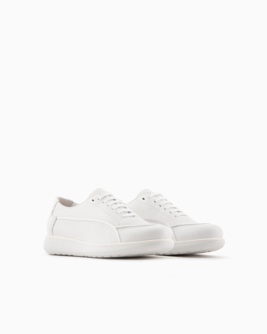 The world of armani SNEAKERS IN CERVO Saldi Di Fabbrica