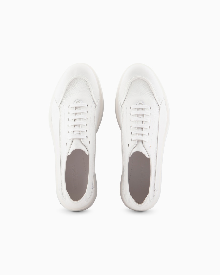 The world of armani SNEAKERS IN CERVO Saldi Di Fabbrica