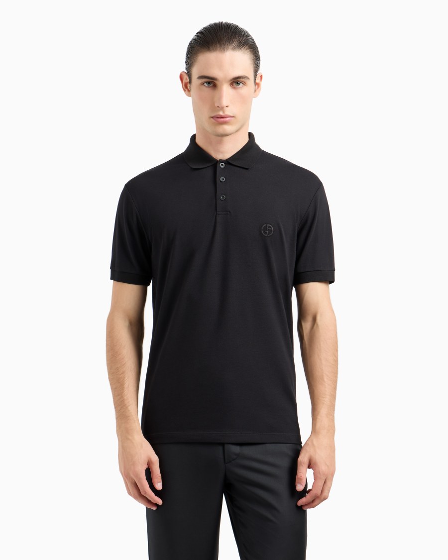 The world of armani POLO IN PIQUET DI COTONE STRETCH I Più Venduti