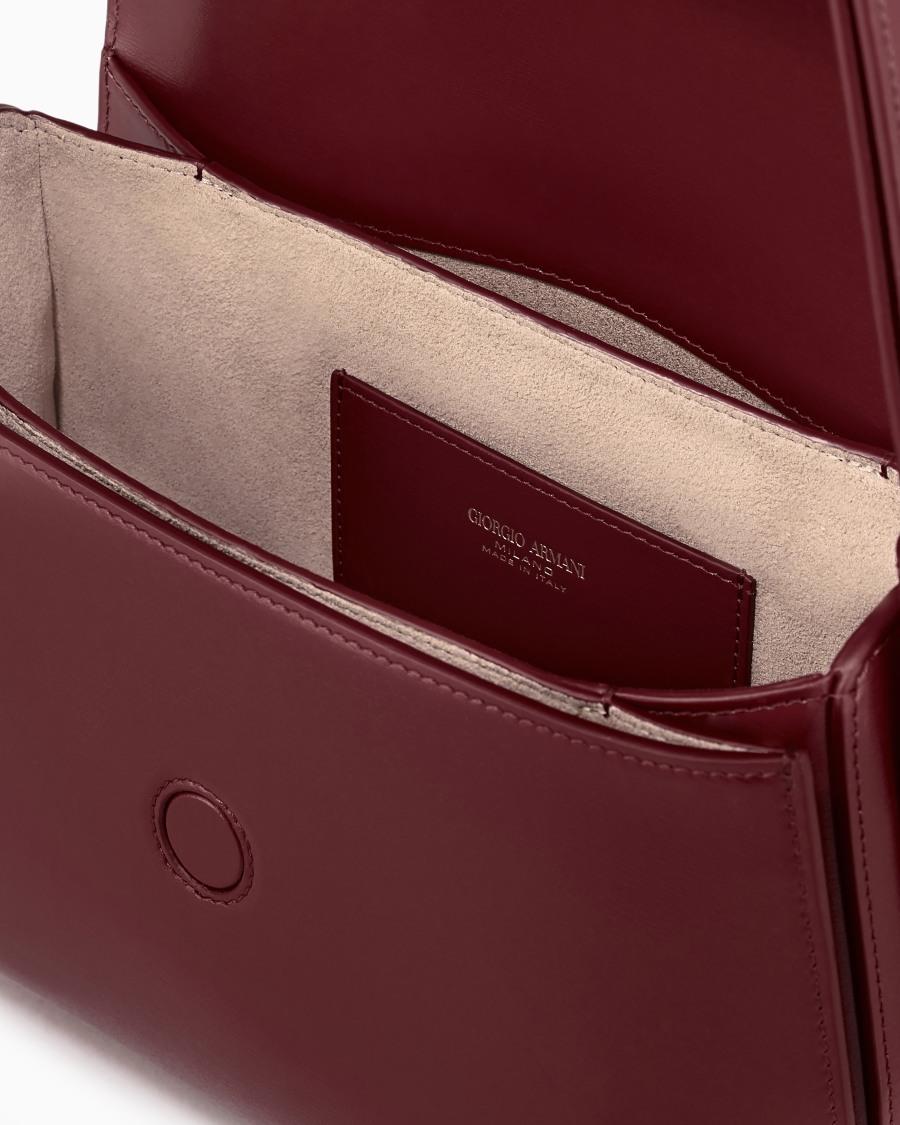 The world of armani BORSA MEDIA LA PRIMA IN PELLE PALMELLATA Flash Sale