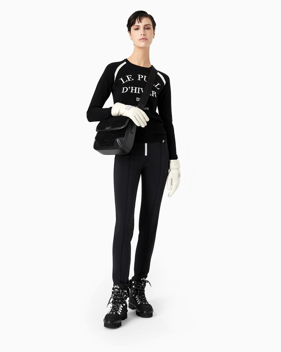 The world of armani GIORGIO ARMANI NEVE MAGLIA GIROCOLLO IN CASHMERE In Linea