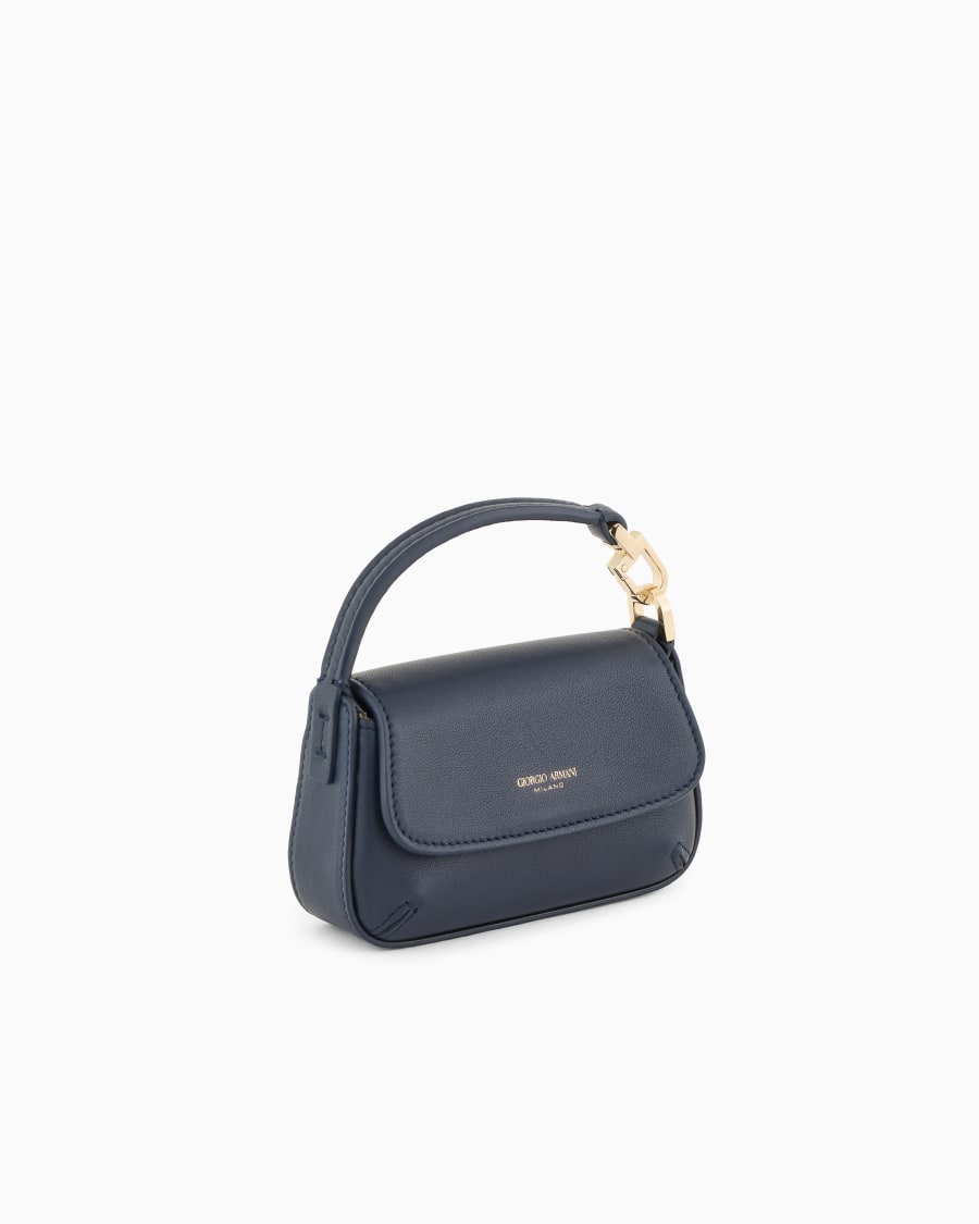The world of armani MINI BORSA CHARM LA PRIMA SOFT IN NAPPA Vendita