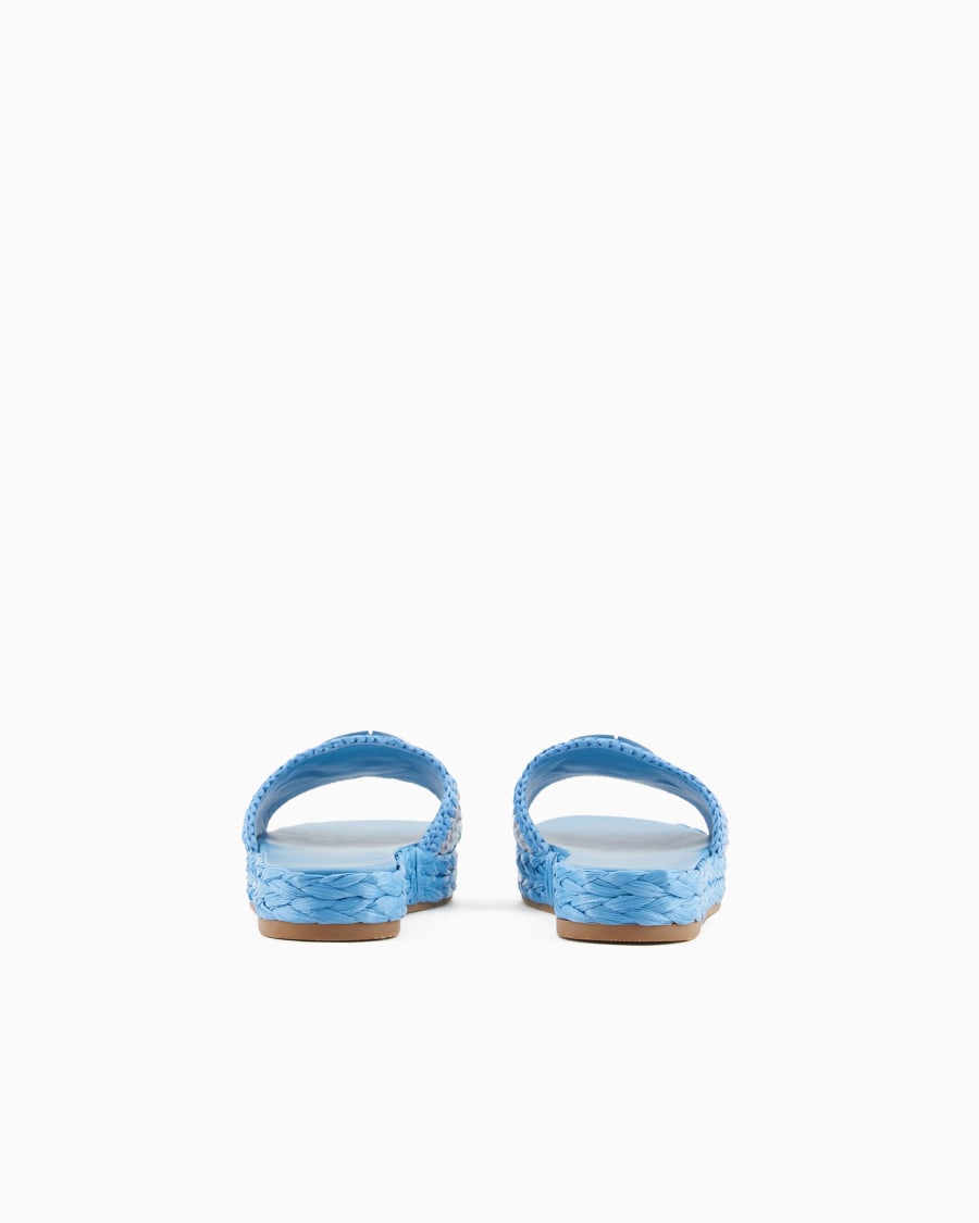 The world of armani SANDALI FLAT CON MOTIVO INTRECCIO Negozi Online