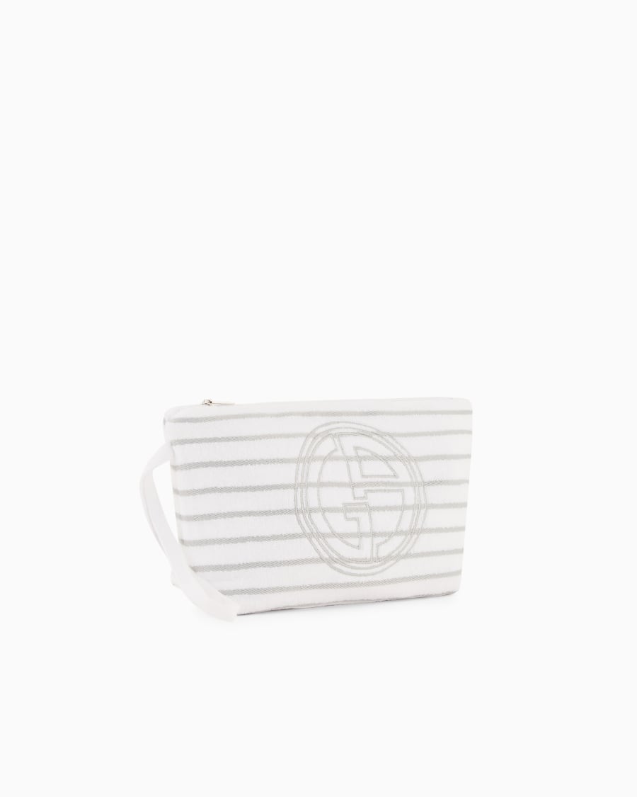The world of armani POCHETTE IN SPUGNA DI COTONE Convenienza